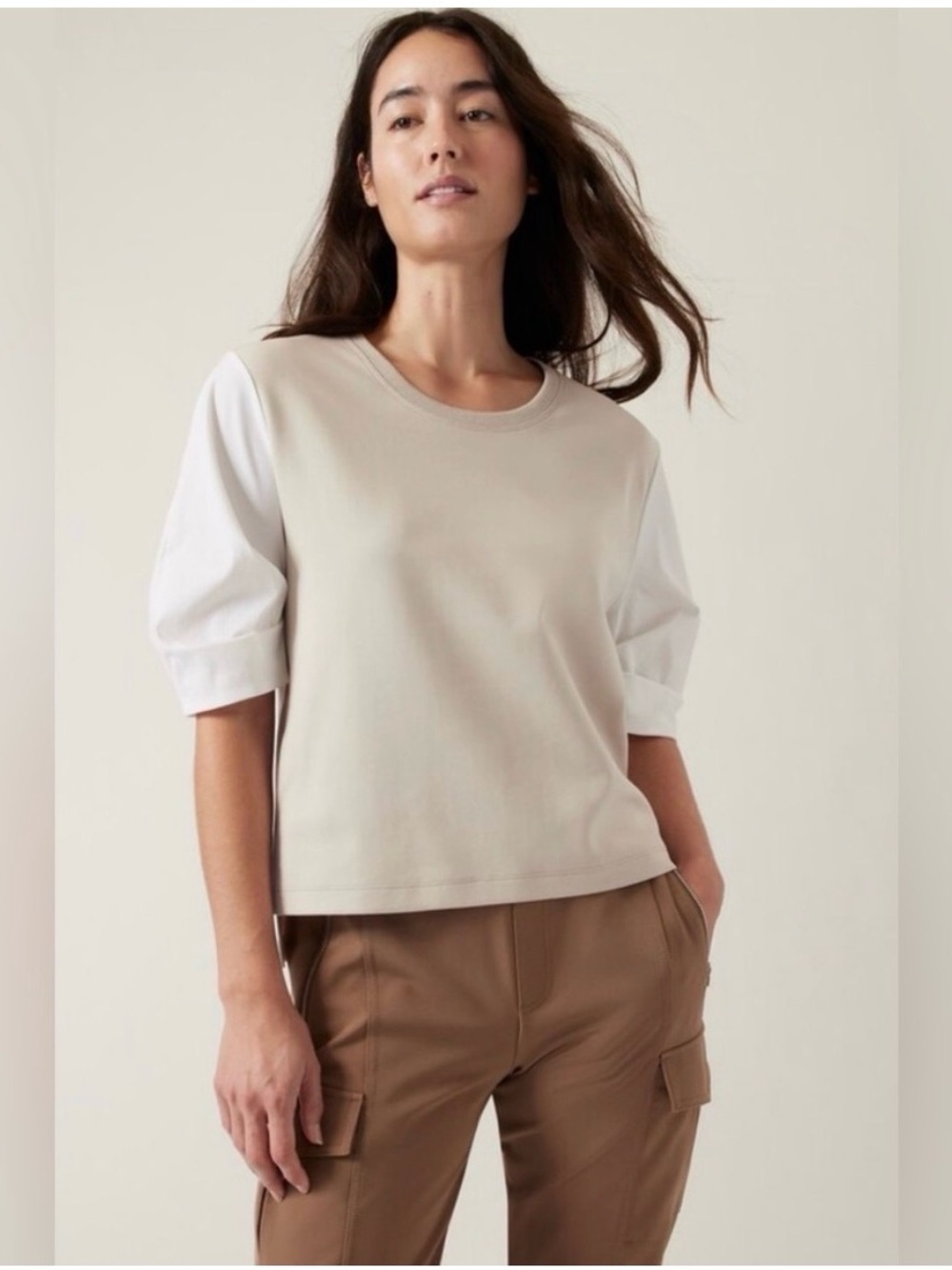 Athleta Harlow Hybrid Tee